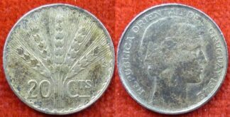 Uruguay 20 centesimos 1942
