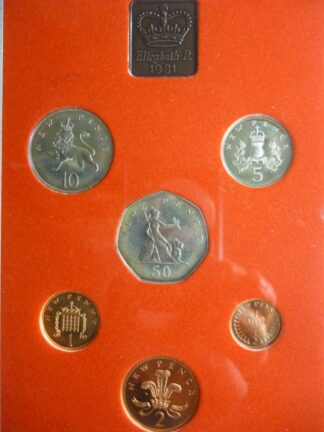 Elizabeth II decimal year set 1981 PROOF