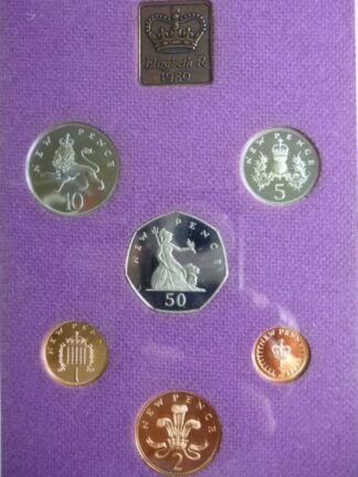 Elizabeth II decimal year set 1980 PROOF