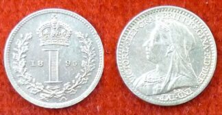Victoria maundy penny 1895