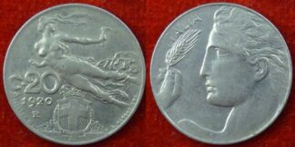 Italy 20 centesimi 1920