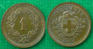 Switzerland 1 rappen 1933