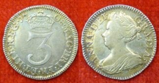 Anne threepence 1708