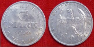 Germany 3 mark 1922