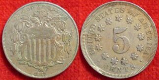 United States nickel 1867