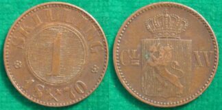 Norway 1 skilling 1870