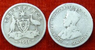 Australia threepence 1916