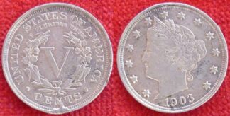 United States nickel 1903