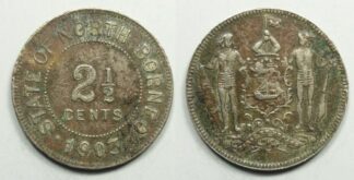 North Borneo 2 1/2 cent 1903