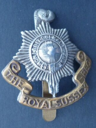 WW1 Royal Sussex Regiment cap badge