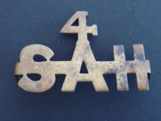 WWI 4th South African Horse cap badge