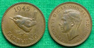 George VI farthing 1945