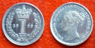 Victoria maundy penny 1887