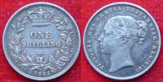 Victoria shilling 1865