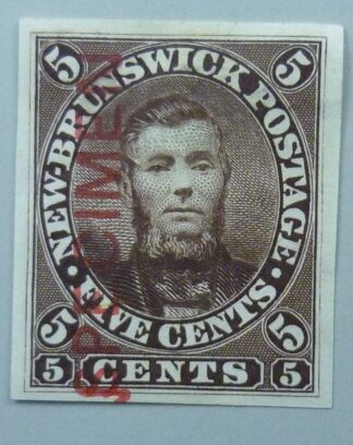 New Brunswick SG013 five cent brown