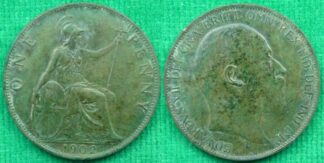 Edward VII penny 1902