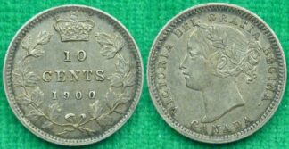 Canada 10 cents 1900
