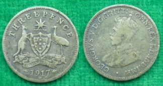 Australia threepence 1917