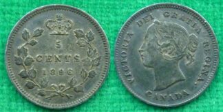 Canada 5 cents 1896