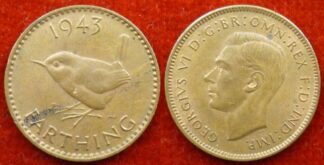 George VI farthing 1943 UNC