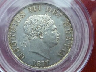 George III half crown 1817 small head