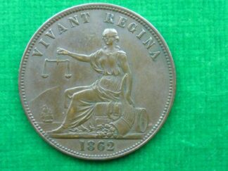 New Zealand penny 1862