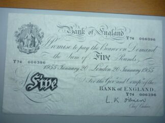 White O'Brian five pound 1955