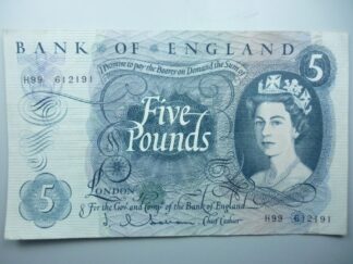 Hollom five pounds 1963