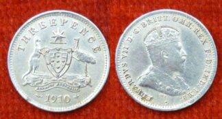 Australia threepence 1910