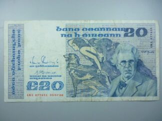 Ireland £20 note 1988