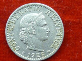 Switzerland 20 rappen 1926
