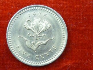 Rhodesia 5 cents 1975