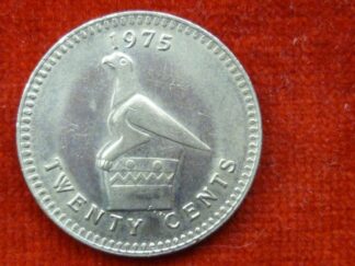 Rhodesia twenty cents 1975