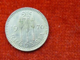 Rhodesia 2 1/2 cents 1970