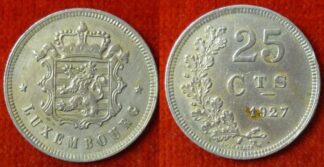 Luxembourg 25 centimes 1927