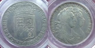 William & Mary halfcrown 1689