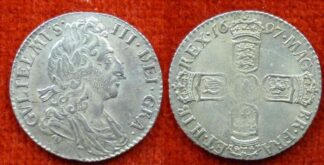 William III sixpence 1697