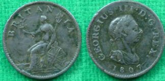 George III farthing 1807