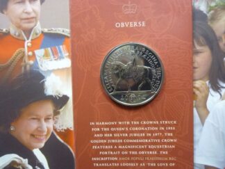 Elizabeth II Golden Jubilee crown 2002 PROOF