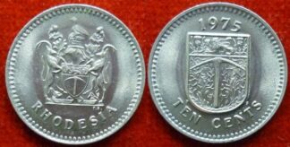 Rhodesia 10 cents 1975