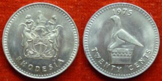 Rhodesia 20 cents 1975
