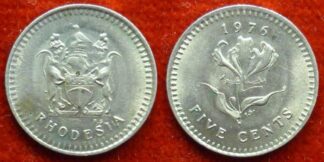 Rhodesia 5 cents 1976