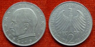 Germany 2 mark 1957