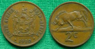 South Africa 2 cents 1970