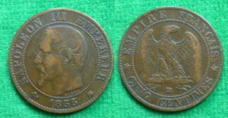 France 5 centimes 1855