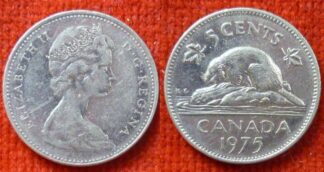 Canada 5 cents 1975