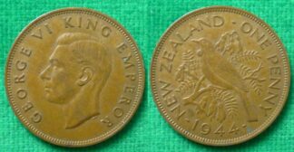 New Zealand penny 1944