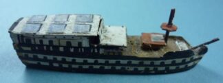 Sailing warship hulk