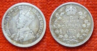 Canada  5 cents 1912