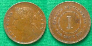 Straits Settlements cent 1897